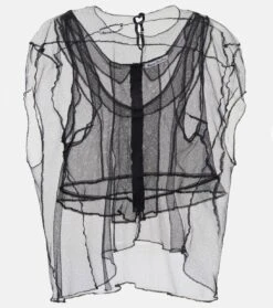 Acne Studios Top Aus Mesh