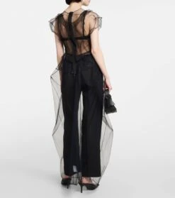 Acne Studios Top Aus Mesh -LORO PIANA Verkaufsgeschäft P00795408 b2