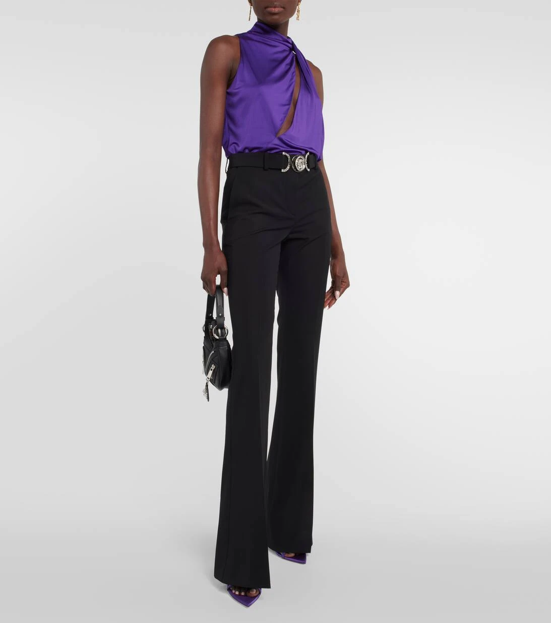 Versace Schlaghose Medusa '95 Aus Wolle 2 Versace Schlaghose Medusa '95 Aus Wolle – Bild 2