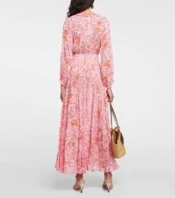 Bedrucktes Maxikleid Emily 8 Bedrucktes Maxikleid Emily -LORO PIANA Verkaufsgeschäft P00799807 b2