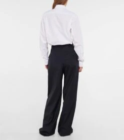 The Row High-Rise-Hose Bufus Aus Wolle -LORO PIANA Verkaufsgeschäft P00801400 b2