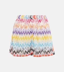 Weite High-Rise Shorts