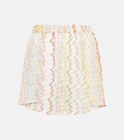 Bedruckte High-Rise-Shorts