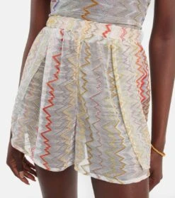 Bedruckte High-Rise-Shorts -LORO PIANA Verkaufsgeschäft P00801761 d1