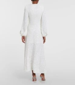 ROTATE Birger Christensen Bridal Midikleid Sirin -LORO PIANA Verkaufsgeschäft P00803877 b2