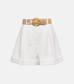 Zimmermann High-Rise-Shorts Devi Aus Baumwolle