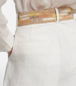 Zimmermann High-Rise-Shorts Devi Aus Baumwolle -LORO PIANA Verkaufsgeschäft P00812655 d2