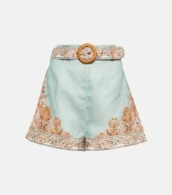 Zimmermann Shorts Devi Aus Leinen