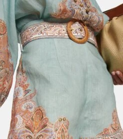 Zimmermann Shorts Devi Aus Leinen -LORO PIANA Verkaufsgeschäft P00812728 d1