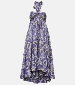 Zimmermann Midikleid Devi Aus Seide
