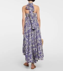 Zimmermann Midikleid Devi Aus Seide -LORO PIANA Verkaufsgeschäft P00812731 b2