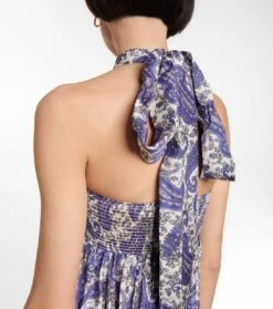 Zimmermann Midikleid Devi Aus Seide -LORO PIANA Verkaufsgeschäft P00812731 d2