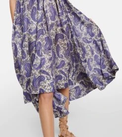 Zimmermann Midikleid Devi Aus Seide -LORO PIANA Verkaufsgeschäft P00812731 d3