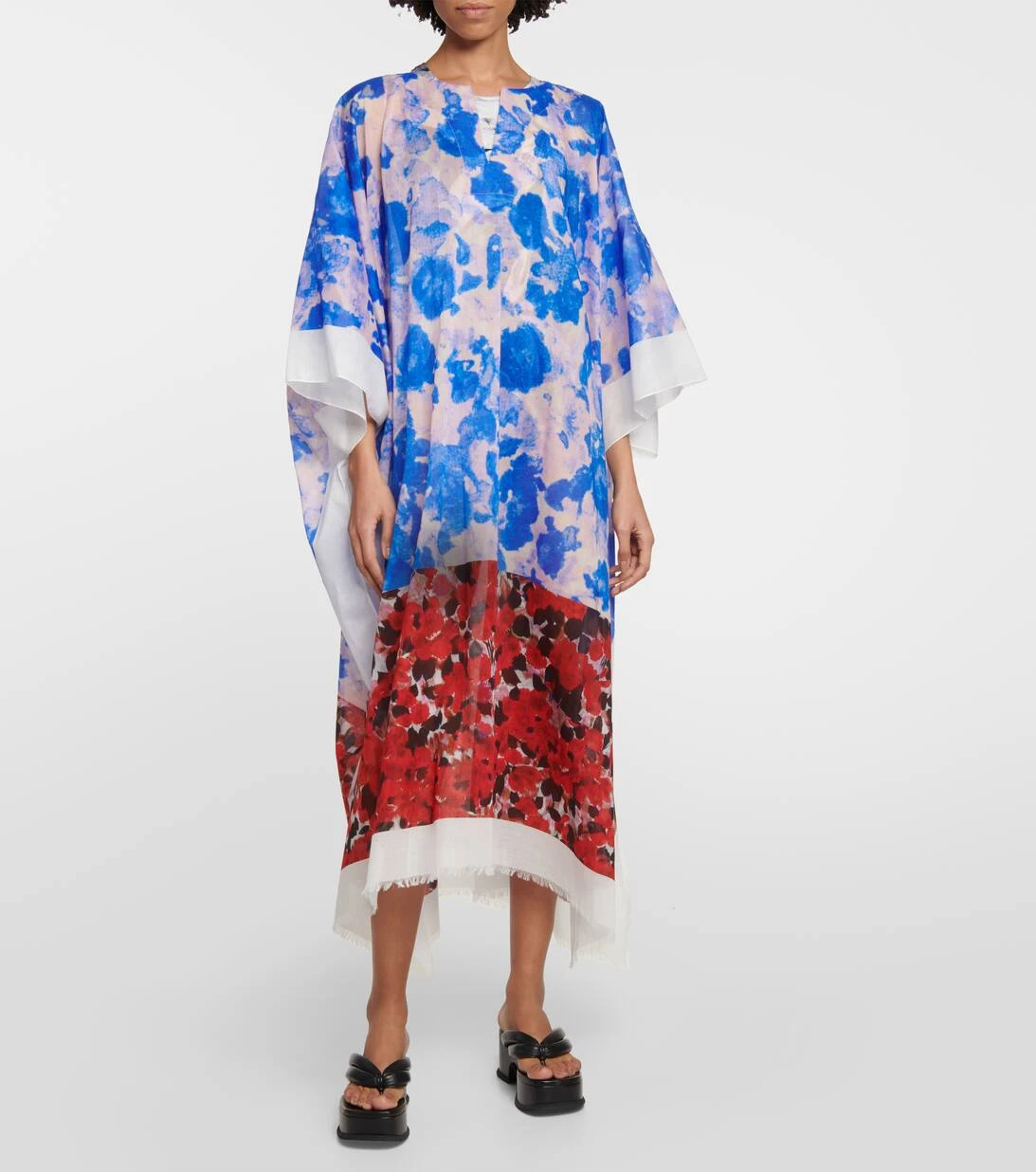 Dries Van Noten Bedrucktes Strandkleid Aus Baumwolle 2 Dries Van Noten Bedrucktes Strandkleid Aus Baumwolle – Bild 2